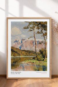 HOMEPACK Ahşap Çerçeveli Tablo Çerçeveli Poster Sanatsal Modern Duvar Dekoru CLS-04