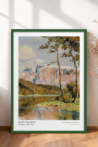 HOMEPACK Ahşap Çerçeveli Tablo Çerçeveli Poster Sanatsal Modern Duvar Dekoru CLS-04