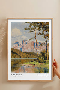 HOMEPACK Ahşap Çerçeveli Tablo Çerçeveli Poster Sanatsal Modern Duvar Dekoru CLS-04