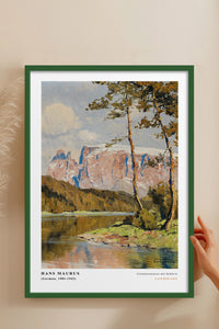 HOMEPACK Ahşap Çerçeveli Tablo Çerçeveli Poster Sanatsal Modern Duvar Dekoru CLS-04