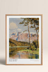 HOMEPACK Ahşap Çerçeveli Tablo Çerçeveli Poster Sanatsal Modern Duvar Dekoru CLS-04