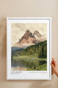 HOMEPACK Ahşap Çerçeveli Tablo Çerçeveli Poster Sanatsal Modern Duvar Dekoru CLS-05