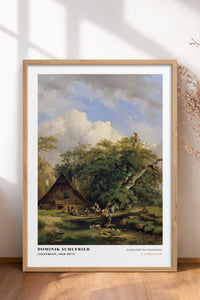 HOMEPACK Ahşap Çerçeveli Tablo Çerçeveli Poster Sanatsal Modern Duvar Dekoru CLS-06