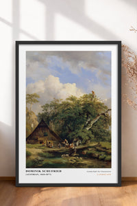 HOMEPACK Ahşap Çerçeveli Tablo Çerçeveli Poster Sanatsal Modern Duvar Dekoru CLS-06