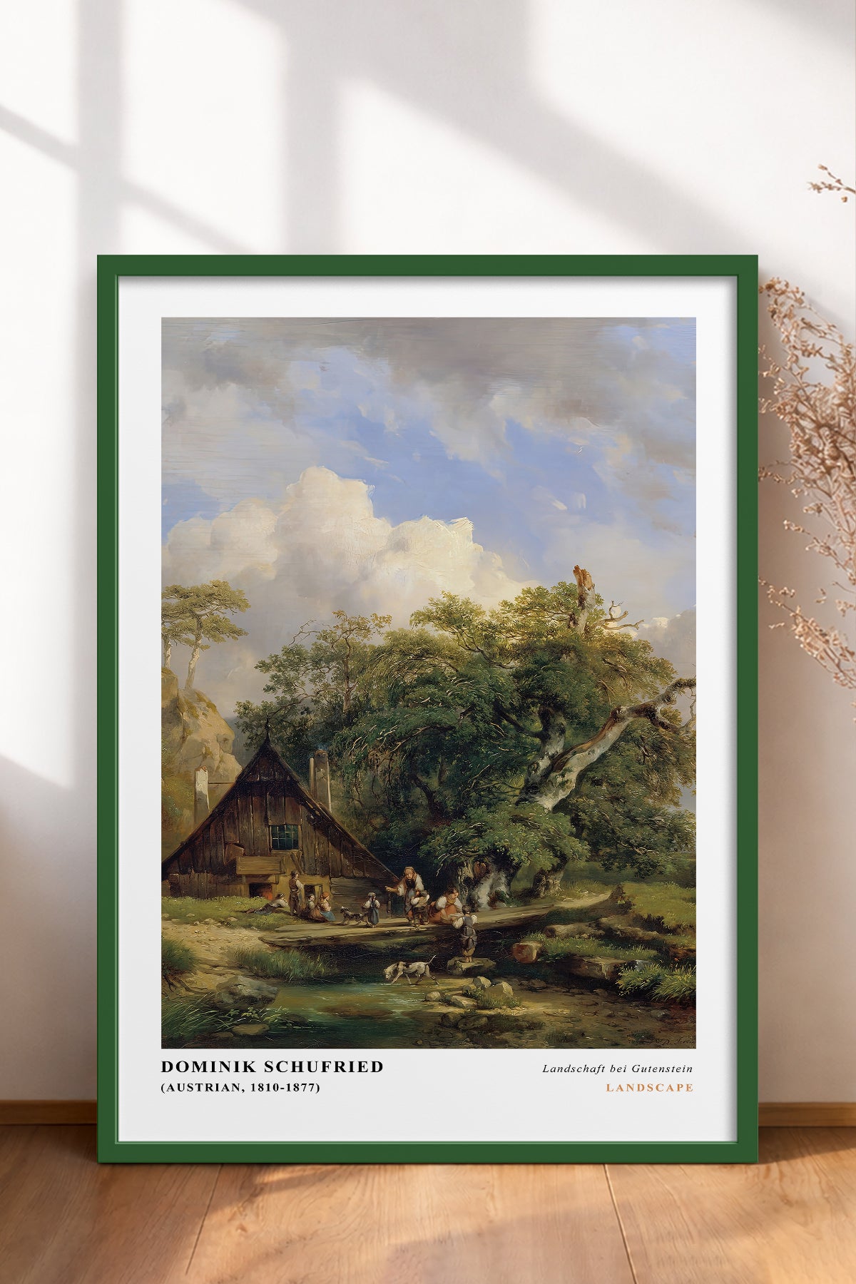 HOMEPACK Ahşap Çerçeveli Tablo Çerçeveli Poster Sanatsal Modern Duvar Dekoru CLS-06