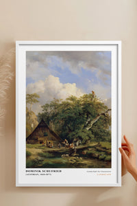 HOMEPACK Ahşap Çerçeveli Tablo Çerçeveli Poster Sanatsal Modern Duvar Dekoru CLS-06
