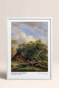 HOMEPACK Ahşap Çerçeveli Tablo Çerçeveli Poster Sanatsal Modern Duvar Dekoru CLS-06