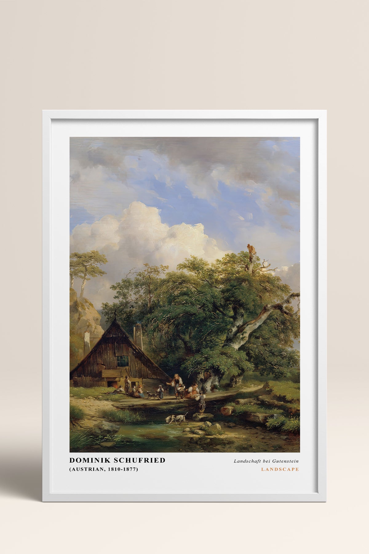 HOMEPACK Ahşap Çerçeveli Tablo Çerçeveli Poster Sanatsal Modern Duvar Dekoru CLS-06