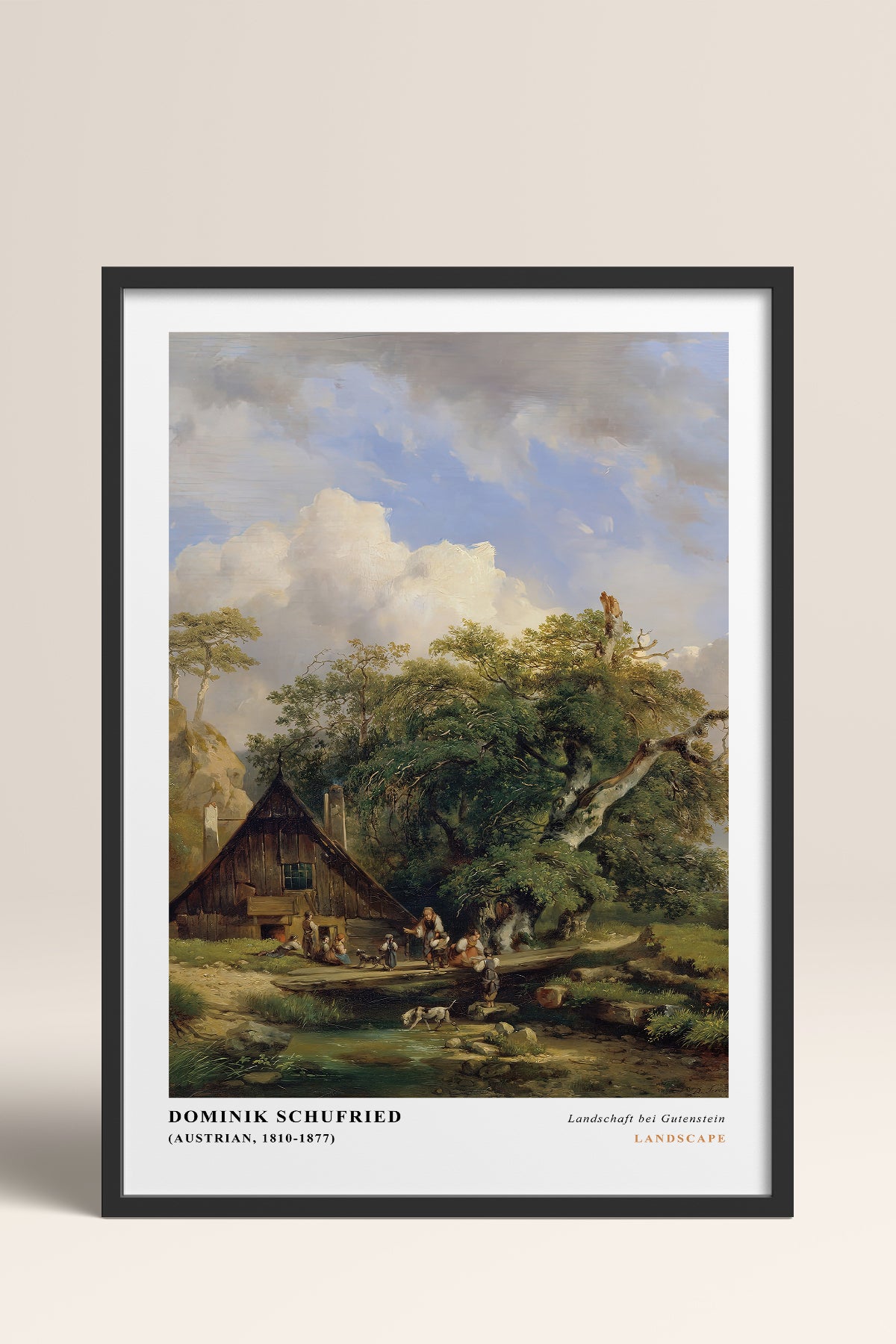 HOMEPACK Ahşap Çerçeveli Tablo Çerçeveli Poster Sanatsal Modern Duvar Dekoru CLS-06