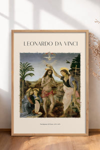 HOMEPACK Ahşap Çerçeveli Tablo Çerçeveli Poster Sanatsal Modern Duvar Dekoru DAVINCI-01