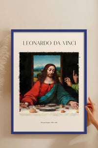 HOMEPACK Ahşap Çerçeveli Tablo Çerçeveli Poster Sanatsal Modern Duvar Dekoru DAVINCI-06