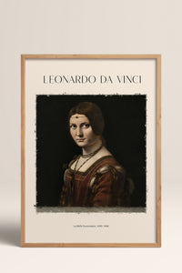 HOMEPACK Ahşap Çerçeveli Tablo Çerçeveli Poster Sanatsal Modern Duvar Dekoru DAVINCI-08