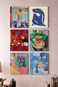 Matisse Seçkisi – 6'lı Kanvas Tablo Seti