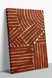 Aura Bohem 6'lı Kanvas Tablo Seti – 15x21 cm