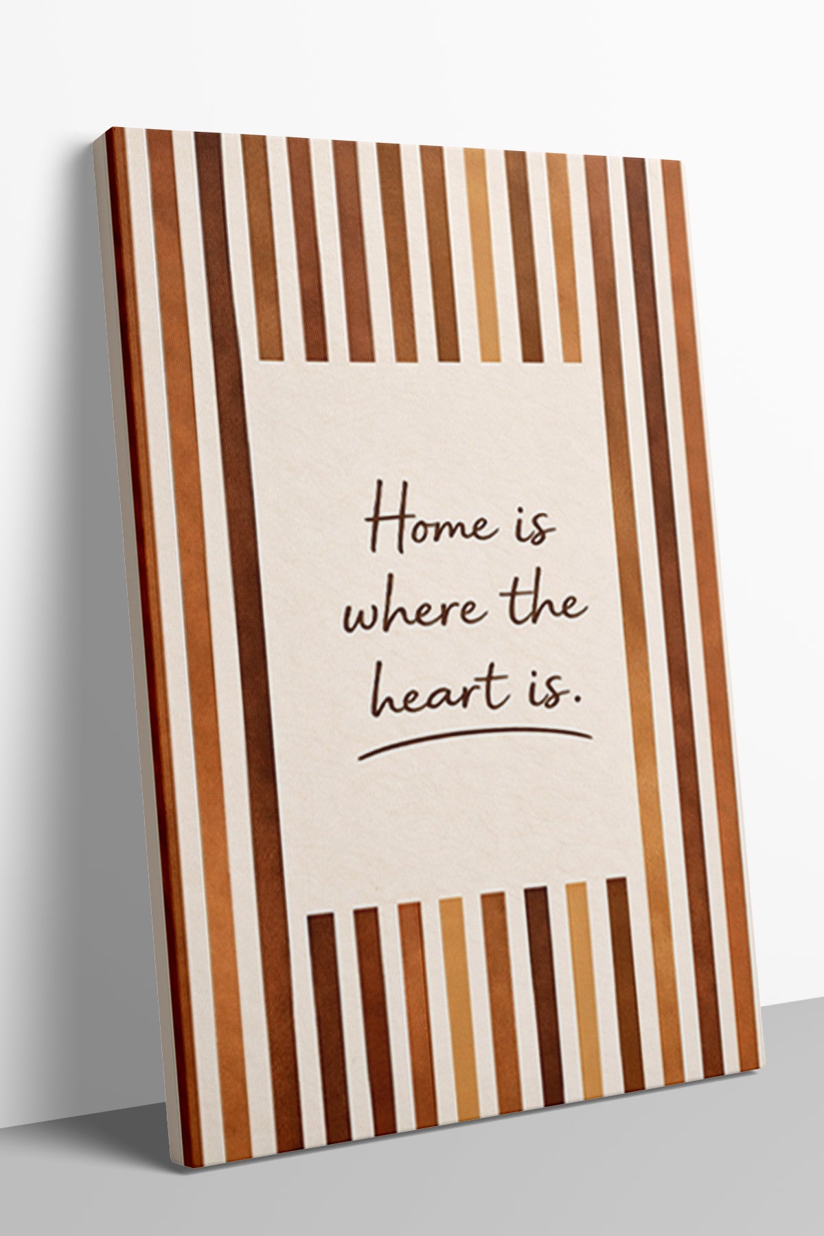 Happy Place 6'lı Kanvas Tablo Seti – 15x21 cm