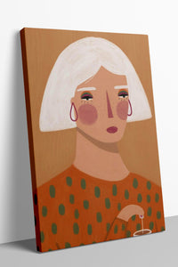 Happy Place 6'lı Kanvas Tablo Seti – 15x21 cm