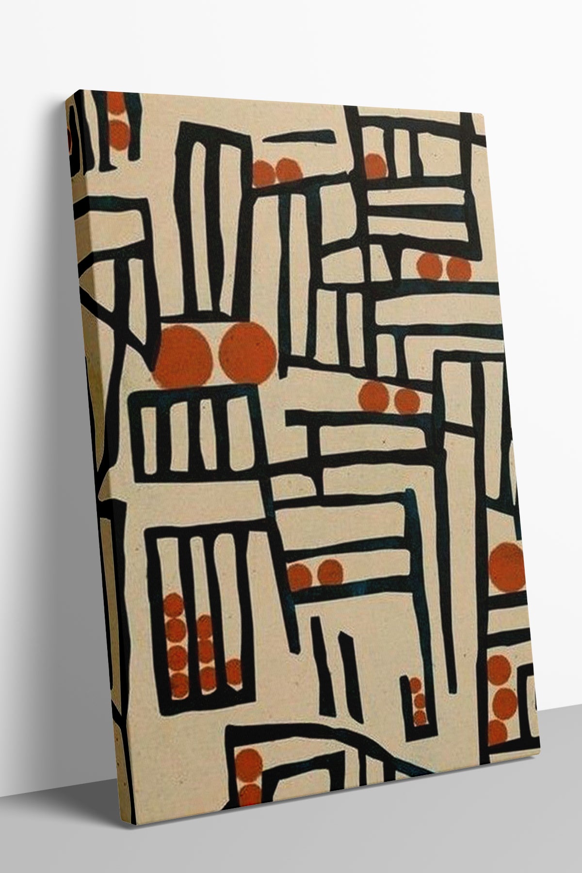 Happy Place 6'lı Kanvas Tablo Seti – 15x21 cm