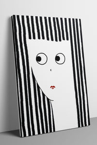 Kırmızı Pop Art 6'lı Kanvas Tablo Seti – 15x21 cm