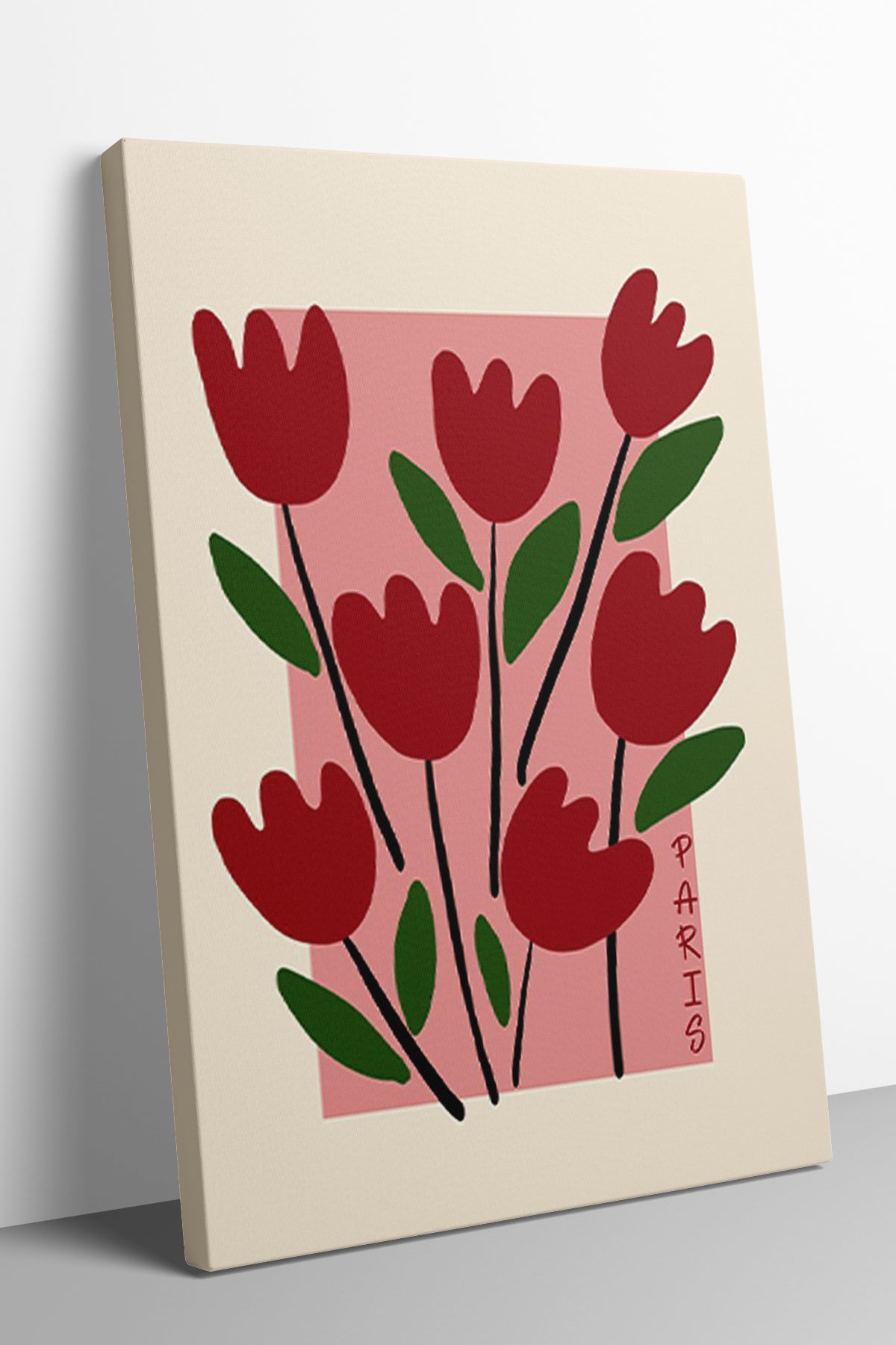 Amor & Bloom 6'lı Kanvas Tablo Seti – 15x21 cm