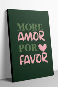 Amor & Bloom 6'lı Kanvas Tablo Seti – 15x21 cm