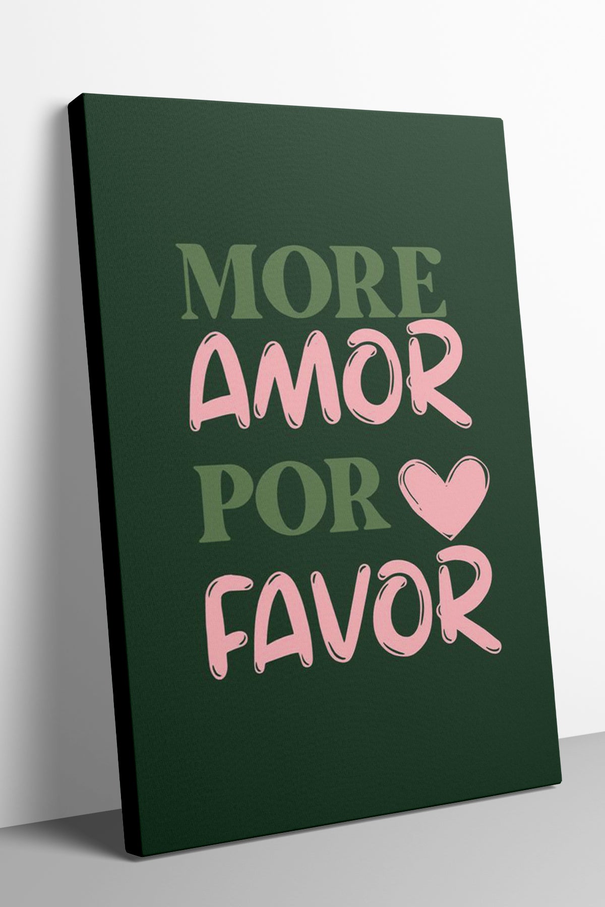 Amor & Bloom 6'lı Kanvas Tablo Seti – 15x21 cm