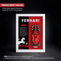 Ferrari F1 LEGO Sergi Çerçevesi – Speed Champions SF-24 (77242) Uyumlu
