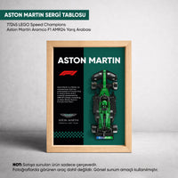 Aston Martin F1 LEGO Sergi Çerçevesi – Speed Champions AMR24 (77245) Uyumlu