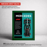 Mercedes-AMG F1 LEGO Sergi Çerçevesi – Speed Champions W15 (77244) Uyumlu