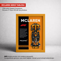 McLaren F1 LEGO Sergi Çerçevesi – Speed Champions MCL38 (77251) Uyumlu