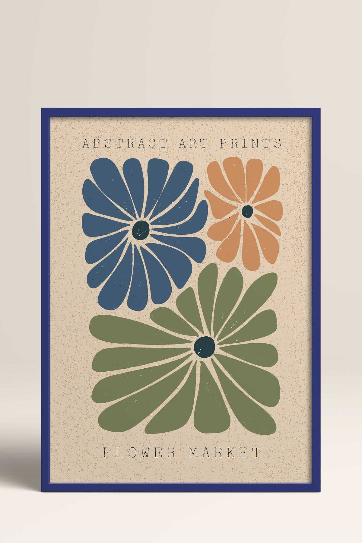 HOMEPACK Ahşap Çerçeveli Tablo Çerçeveli Poster Sanatsal Modern Duvar Dekoru FLOWER-015