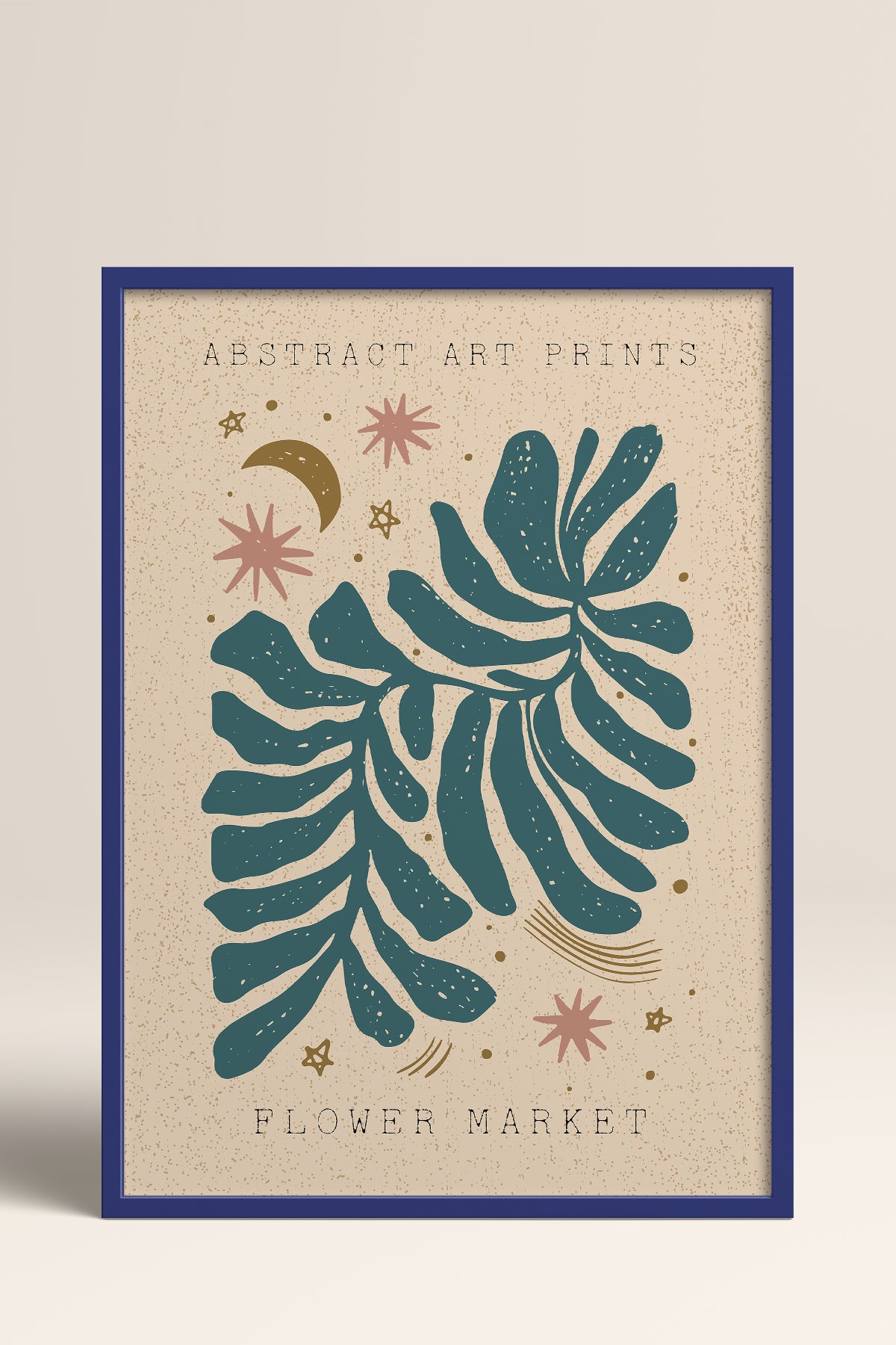 HOMEPACK Ahşap Çerçeveli Tablo Çerçeveli Poster Sanatsal Modern Duvar Dekoru FLOWER-02
