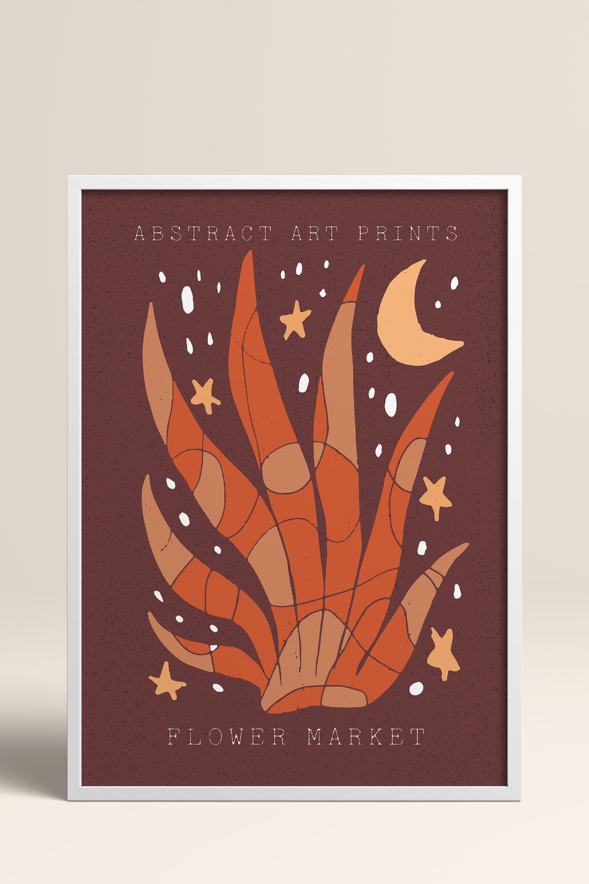 HOMEPACK Ahşap Çerçeveli Tablo Çerçeveli Poster Sanatsal Modern Duvar Dekoru FLOWER-022