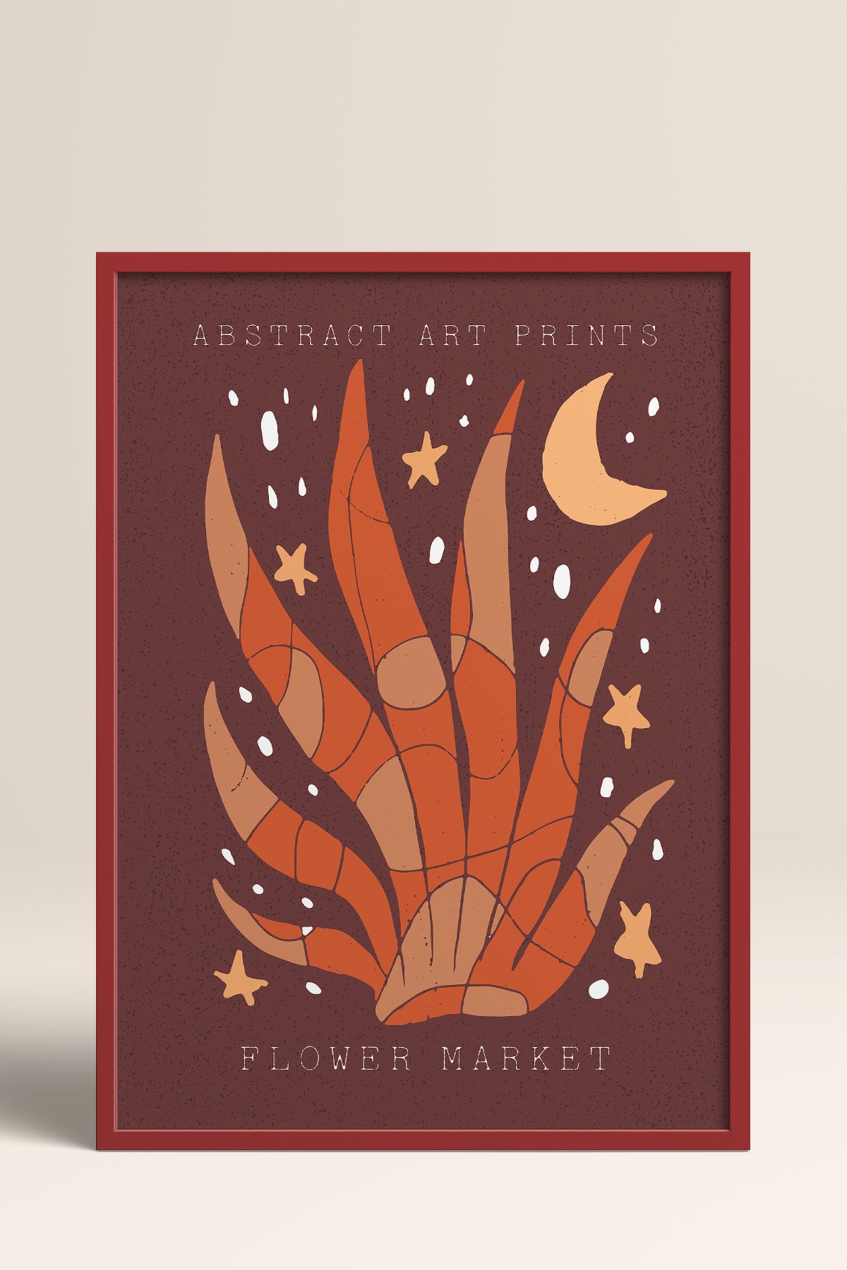 HOMEPACK Ahşap Çerçeveli Tablo Çerçeveli Poster Sanatsal Modern Duvar Dekoru FLOWER-022