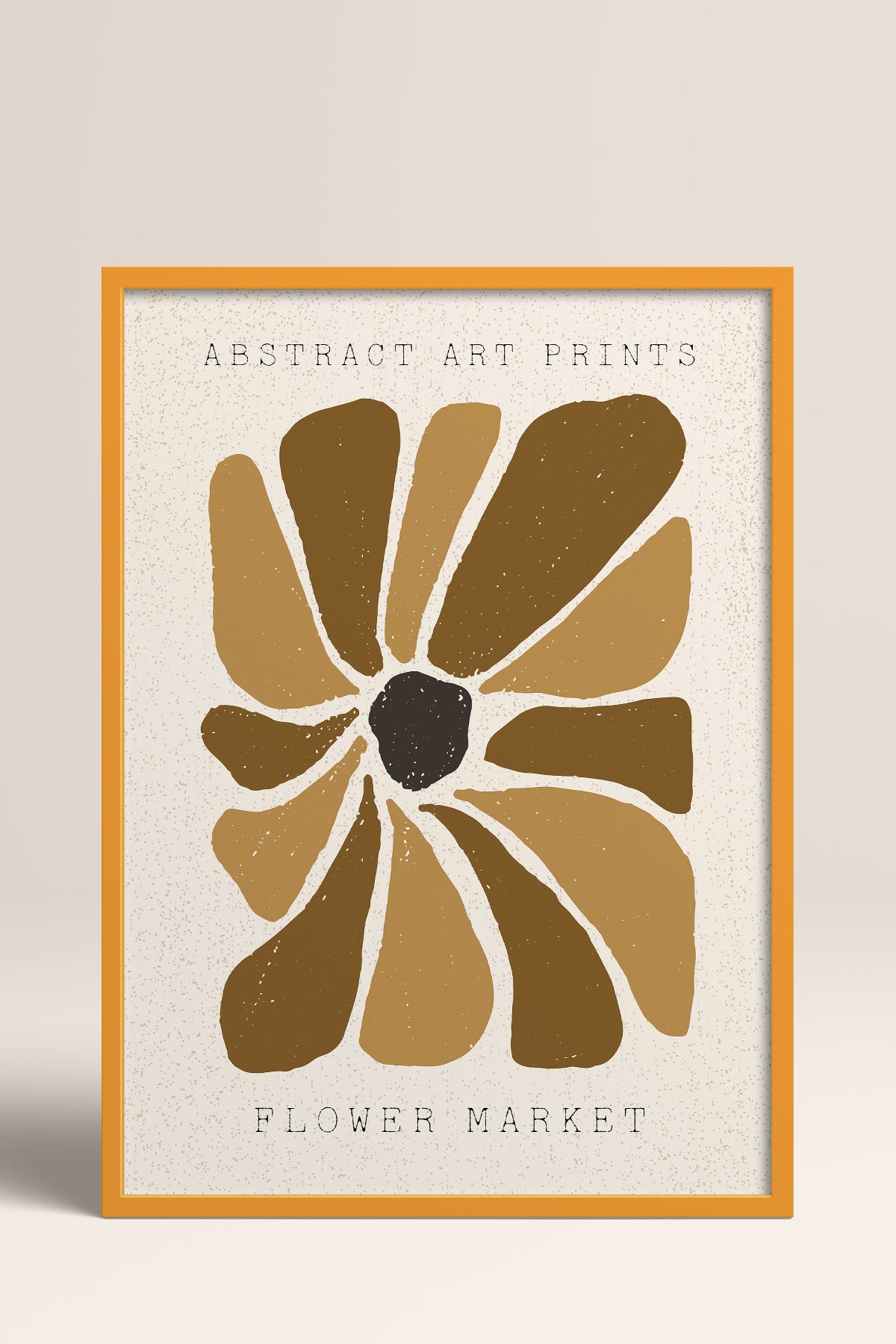 HOMEPACK Ahşap Çerçeveli Tablo Çerçeveli Poster Sanatsal Modern Duvar Dekoru FLOWER-036
