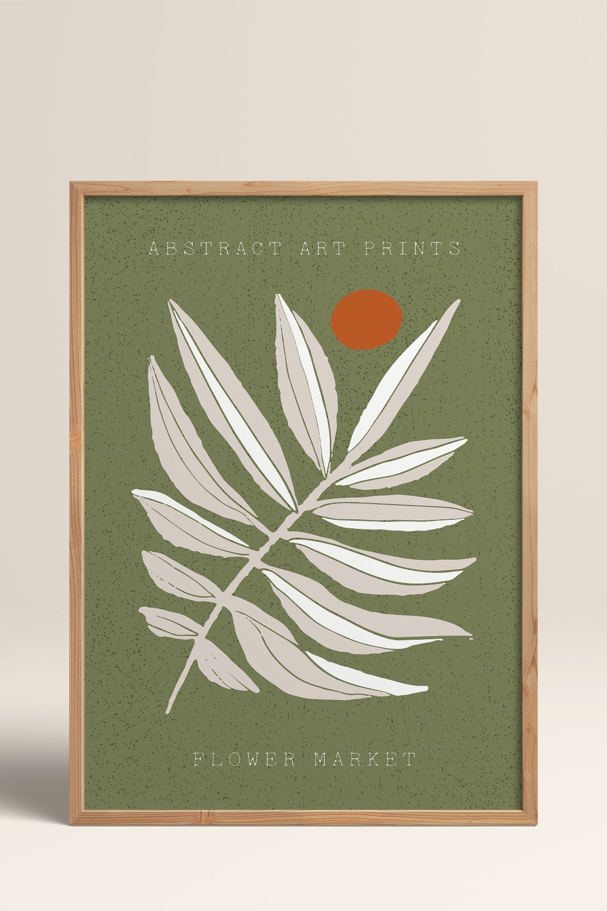 HOMEPACK Ahşap Çerçeveli Tablo Çerçeveli Poster Sanatsal Modern Duvar Dekoru FLOWER-04