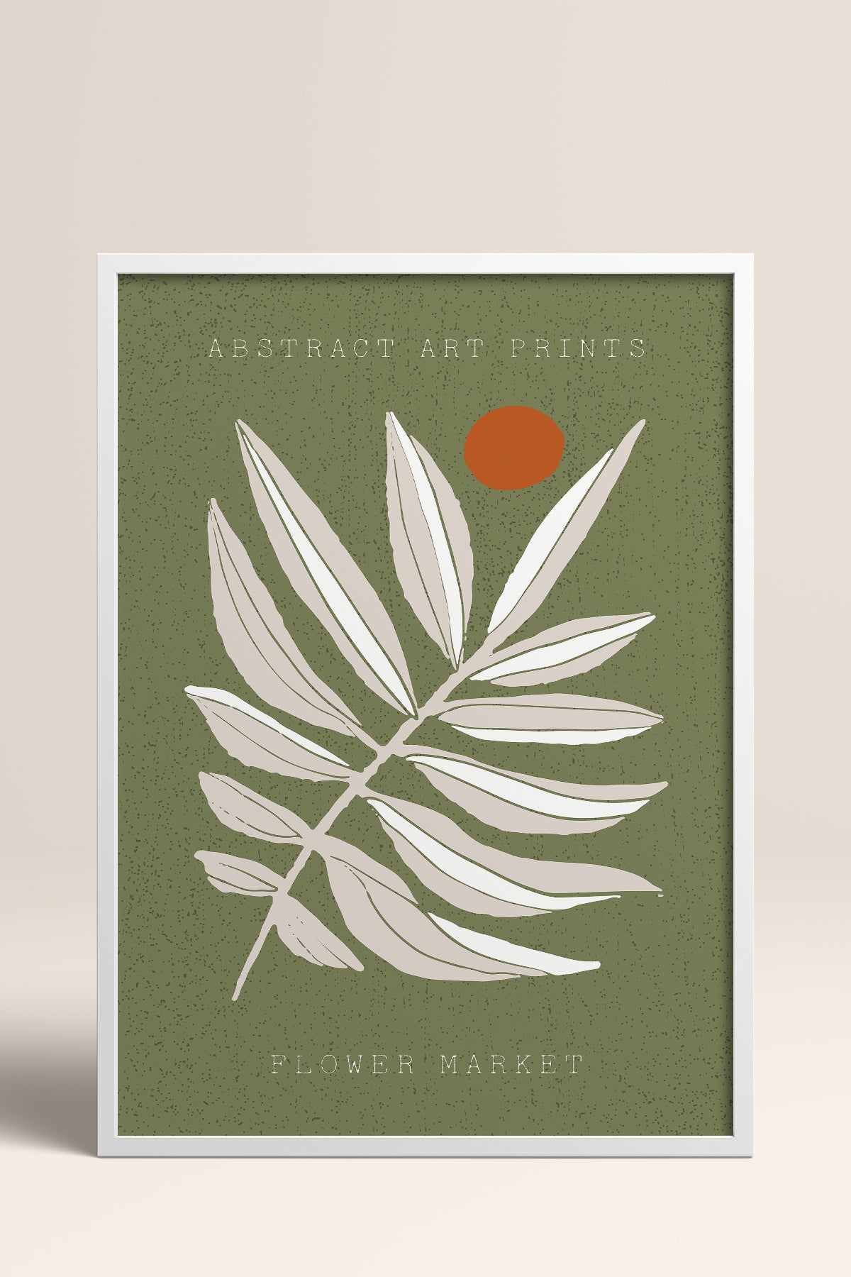 HOMEPACK Ahşap Çerçeveli Tablo Çerçeveli Poster Sanatsal Modern Duvar Dekoru FLOWER-04