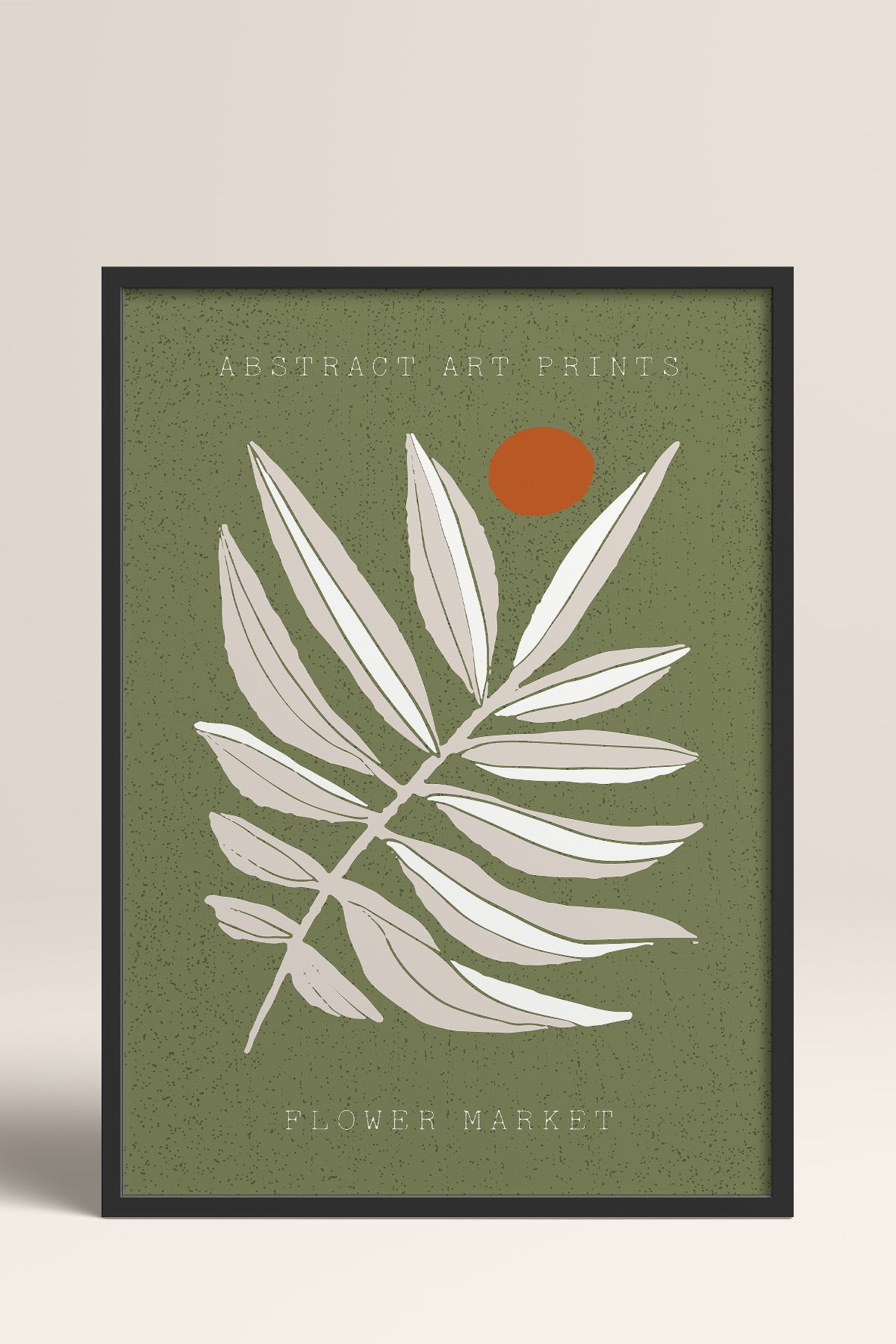 HOMEPACK Ahşap Çerçeveli Tablo Çerçeveli Poster Sanatsal Modern Duvar Dekoru FLOWER-04