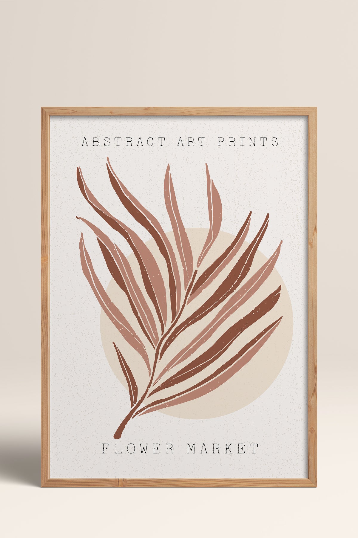 HOMEPACK Ahşap Çerçeveli Tablo Çerçeveli Poster Sanatsal Modern Duvar Dekoru FLOWER-08