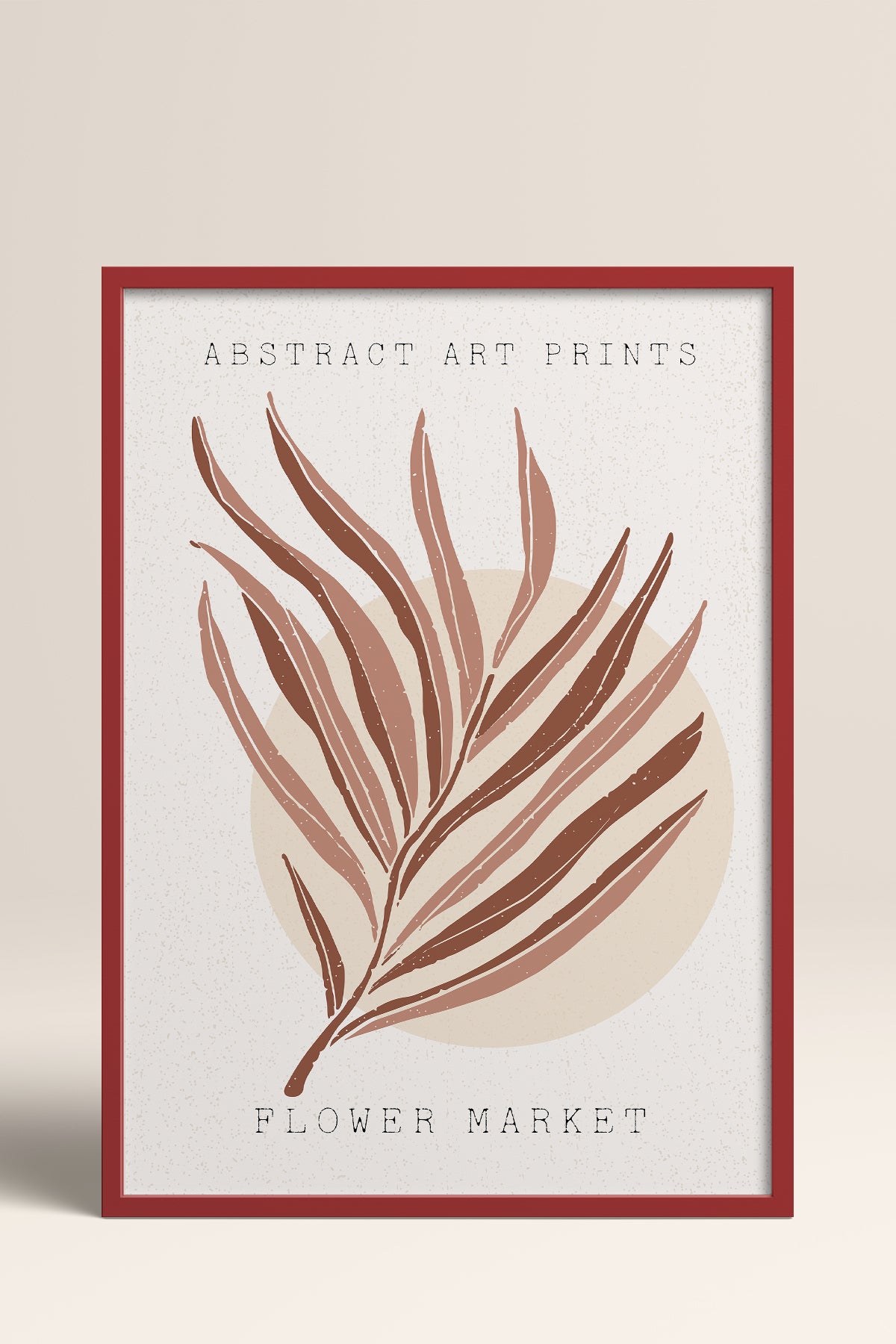 HOMEPACK Ahşap Çerçeveli Tablo Çerçeveli Poster Sanatsal Modern Duvar Dekoru FLOWER-08