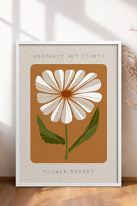 HOMEPACK Ahşap Çerçeveli Tablo Çerçeveli Poster Sanatsal Modern Duvar Dekoru FLOWER-09
