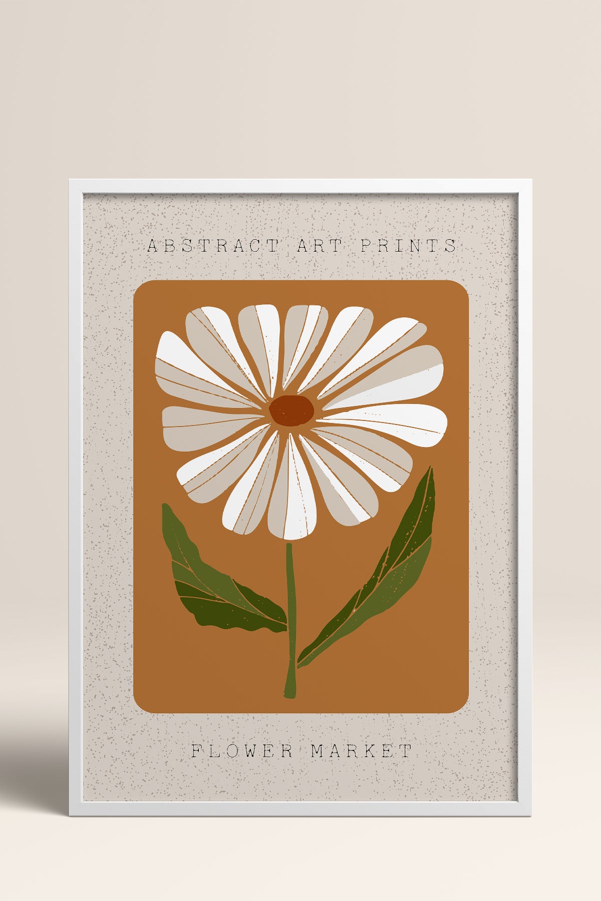 HOMEPACK Ahşap Çerçeveli Tablo Çerçeveli Poster Sanatsal Modern Duvar Dekoru FLOWER-09