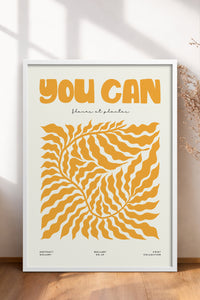 HOMEPACK Ahşap Çerçeveli Tablo Çerçeveli Poster Sanatsal Modern Duvar Dekoru FLOWER-105