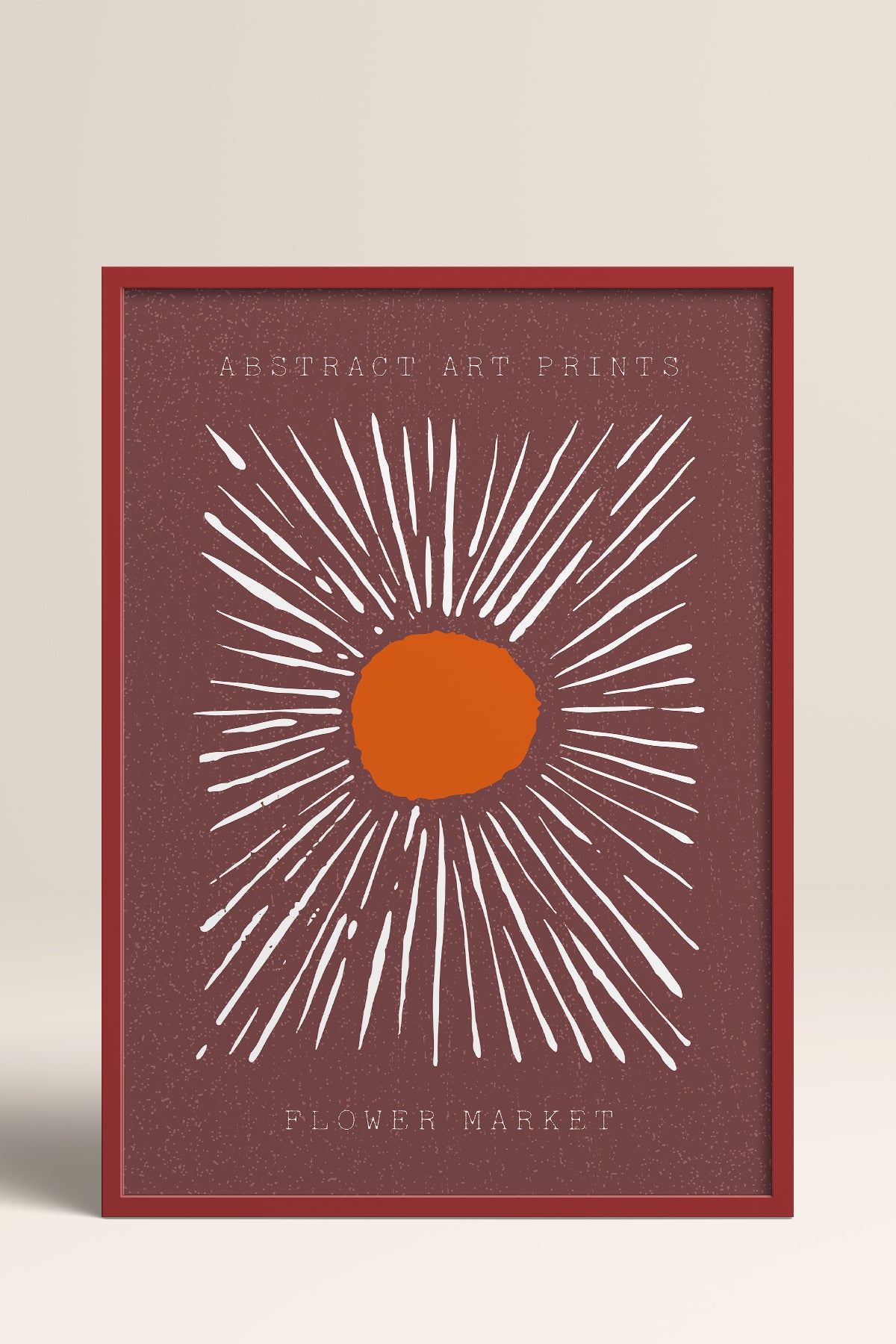 HOMEPACK Ahşap Çerçeveli Tablo Çerçeveli Poster Sanatsal Modern Duvar Dekoru FLOWER-11