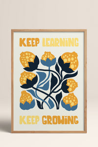 HOMEPACK Ahşap Çerçeveli Tablo Çerçeveli Poster Sanatsal Modern Duvar Dekoru FLOWER-115