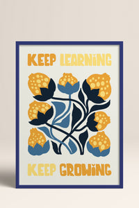HOMEPACK Ahşap Çerçeveli Tablo Çerçeveli Poster Sanatsal Modern Duvar Dekoru FLOWER-115