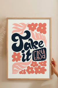 HOMEPACK Ahşap Çerçeveli Tablo Çerçeveli Poster Sanatsal Modern Duvar Dekoru FLOWER-116