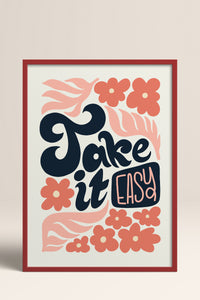 HOMEPACK Ahşap Çerçeveli Tablo Çerçeveli Poster Sanatsal Modern Duvar Dekoru FLOWER-116