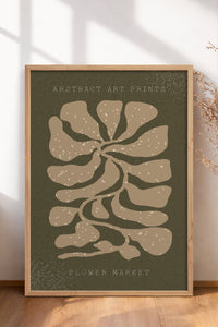 HOMEPACK Ahşap Çerçeveli Tablo Çerçeveli Poster Sanatsal Modern Duvar Dekoru FLOWER-13