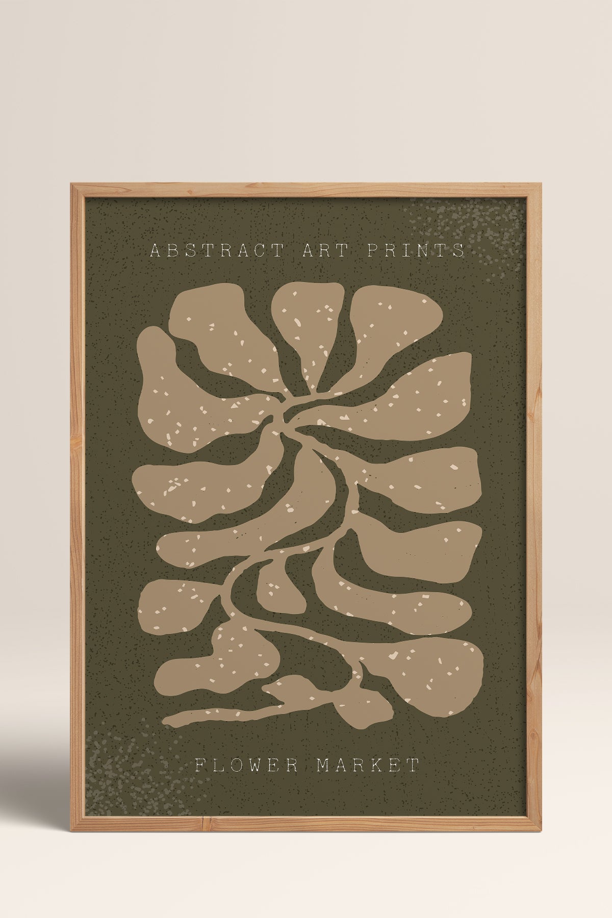 HOMEPACK Ahşap Çerçeveli Tablo Çerçeveli Poster Sanatsal Modern Duvar Dekoru FLOWER-13