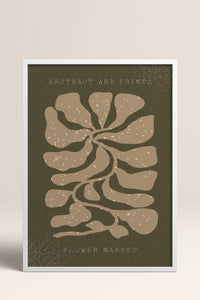 HOMEPACK Ahşap Çerçeveli Tablo Çerçeveli Poster Sanatsal Modern Duvar Dekoru FLOWER-13